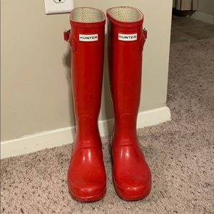 🌟Red Hunter Rain boots🌟